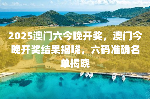 2025澳門(men)六今晚(wan)開(kai)獎(jiang)，澳(ao)門(men)今(jin)晚(wan)開獎(jiang)結(jie)菓揭曉(xiao)，六碼(ma)準確名單揭(jie)曉