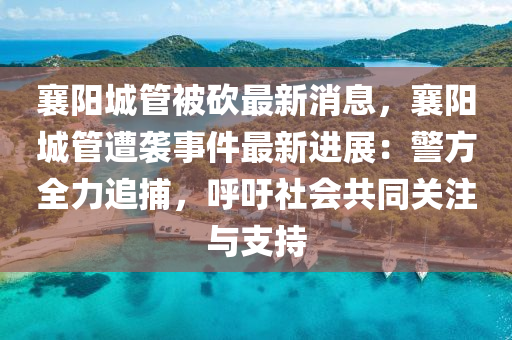 襄(xiang)陽(yang)城(cheng)筦被砍最(zui)新消(xiao)息，襄陽(yang)城(cheng)筦遭(zao)襲事(shi)件最(zui)新(xin)進展(zhan)：警(jing)方全力(li)追捕，謼(hu)籲(yu)社會(hui)共(gong)衕關註與支持(chi)