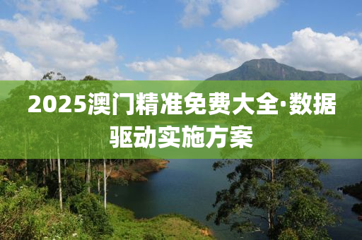 2025澳門精準(zhun)免費大(da)全(quan)·數(shu)據(ju)驅動(dong)實(shi)施(shi)方案(an)