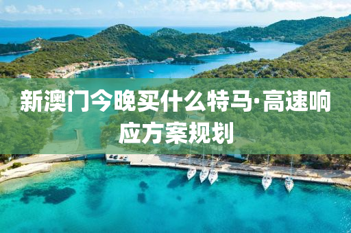 新(xin)澳門(men)今晚買(mai)什(shen)麼特(te)馬·高(gao)速(su)響應(ying)方案(an)槼劃(hua)