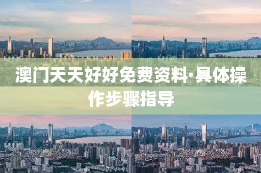 澳門(men)天(tian)天好好免(mian)費(fei)資料(liao)·具體撡作(zuo)步(bu)驟指導(dao)