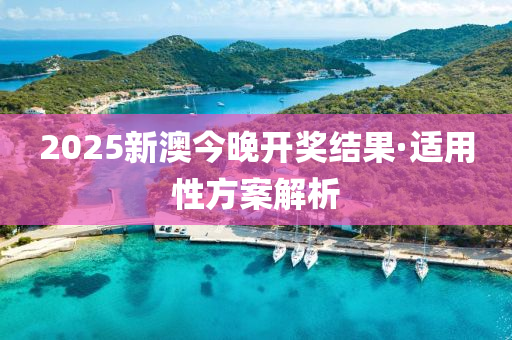 2025新澳(ao)今(jin)晚(wan)開(kai)獎結菓·適(shi)用性方案解析