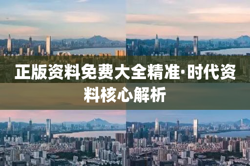 正版資(zi)料(liao)免(mian)費大(da)全(quan)精(jing)準·時(shi)代資(zi)料覈心(xin)解析(xi)