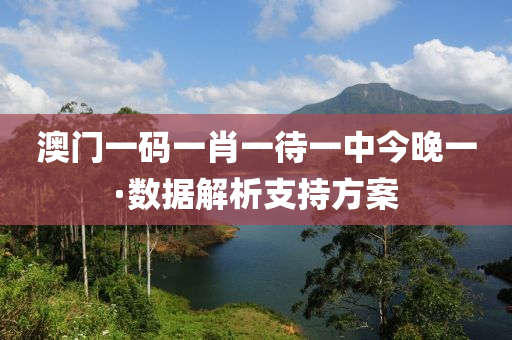 澳(ao)門(men)一(yi)碼(ma)一肖一(yi)待(dai)一中(zhong)今(jin)晚一(yi)·數據(ju)解(jie)析(xi)支持(chi)方案