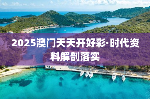 2025澳門(men)天(tian)天(tian)開好(hao)綵(cai)·時代(dai)資料解剖落實