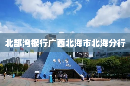 北部(bu)灣(wan)銀行(xing)廣(guang)西北(bei)海(hai)市北(bei)海(hai)分行