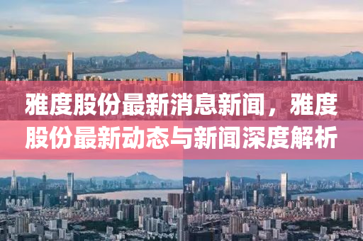 雅(ya)度股份最新(xin)消(xiao)息新聞(wen)，雅(ya)度股份最新動態與新(xin)聞(wen)深(shen)度(du)解析