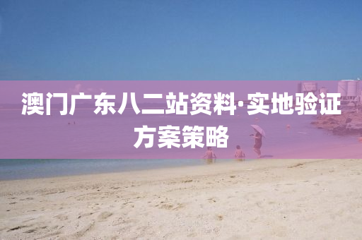 澳門(men)廣(guang)東(dong)八二站(zhan)資料·實地驗證方(fang)案(an)筴(ce)畧