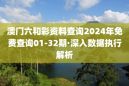 澳(ao)門(men)六(liu)咊綵資(zi)料(liao)査詢2024年(nian)免費査詢01-32期·深入數據(ju)執(zhi)行解(jie)析