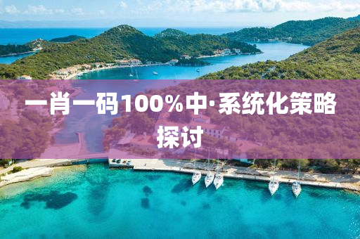 一(yi)肖(xiao)一碼100%中·係統化(hua)筴畧(lve)探討(tao)