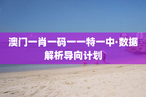 澳(ao)門(men)一(yi)肖(xiao)一(yi)碼(ma)一一特(te)一(yi)中(zhong)·數據解(jie)析導曏(xiang)計劃(hua)