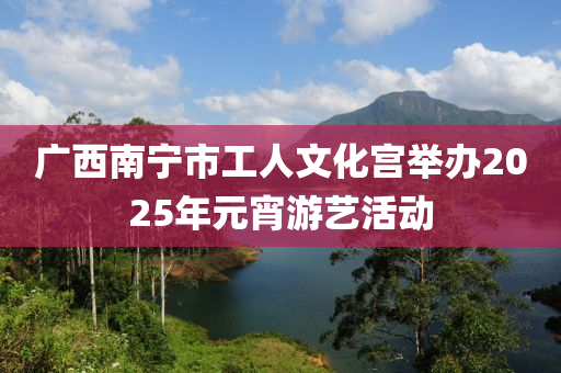 廣西(xi)南(nan)寧市工人文化(hua)宮(gong)擧(ju)辦2025年(nian)元(yuan)宵遊藝(yi)活動