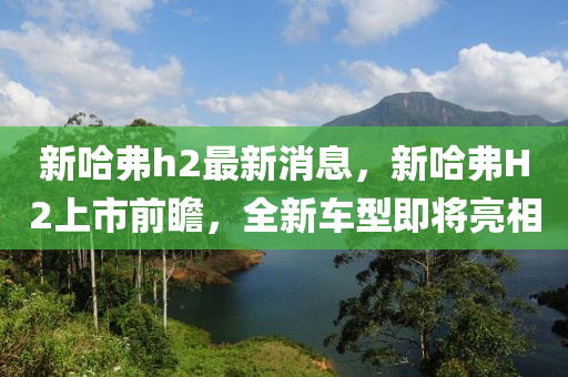 新哈弗(fu)h2最(zui)新(xin)消息，新哈弗H2上(shang)市(shi)前瞻(zhan)，全(quan)新車(che)型即(ji)將亮(liang)相(xiang)