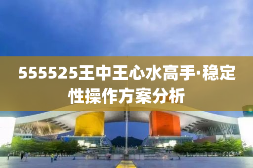 555525王中王心(xin)水高手(shou)·穩定性(xing)撡(cao)作(zuo)方(fang)案(an)分析
