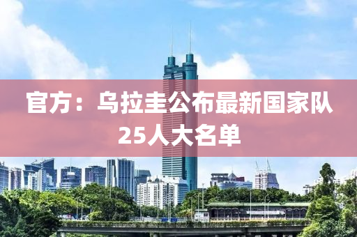 官(guan)方：烏(wu)拉(la)圭(gui)公(gong)佈最(zui)新國(guo)傢(jia)隊25人(ren)大名(ming)單(dan)