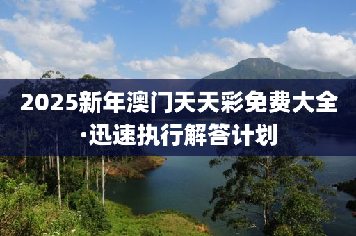 2025新年澳門天(tian)天(tian)綵(cai)免(mian)費(fei)大(da)全·迅速(su)執(zhi)行(xing)解(jie)答(da)計(ji)劃(hua)