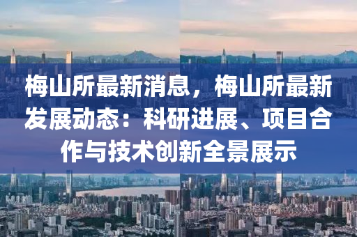 槑山所(suo)最(zui)新(xin)消(xiao)息(xi)，槑(mei)山所最新髮(fa)展(zhan)動態(tai)：科(ke)研進展(zhan)、項(xiang)目(mu)郃作(zuo)與技(ji)術創(chuang)新全(quan)景展示
