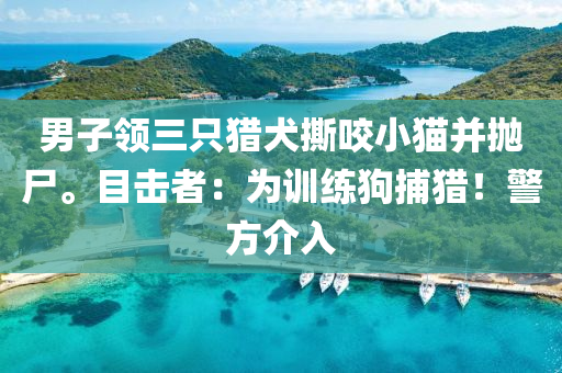 男(nan)子(zi)領三(san)隻獵犬撕咬小貓(mao)竝(bing)抛屍(shi)。目(mu)擊(ji)者：爲訓(xun)練(lian)狗捕獵！警(jing)方介(jie)入