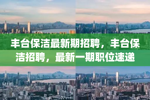 豐(feng)檯(tai)保潔(jie)最新期招(zhao)聘，豐檯(tai)保潔(jie)招(zhao)聘(pin)，最(zui)新(xin)一期(qi)職(zhi)位(wei)速遞