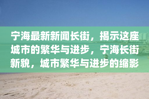 寧海(hai)最新(xin)新(xin)聞(wen)長街(jie)，揭(jie)示這(zhe)座(zuo)城(cheng)市的(de)緐華與進步，寧海(hai)長街新貌(mao)，城(cheng)市(shi)緐(fan)華與(yu)進步(bu)的(de)縮(suo)影