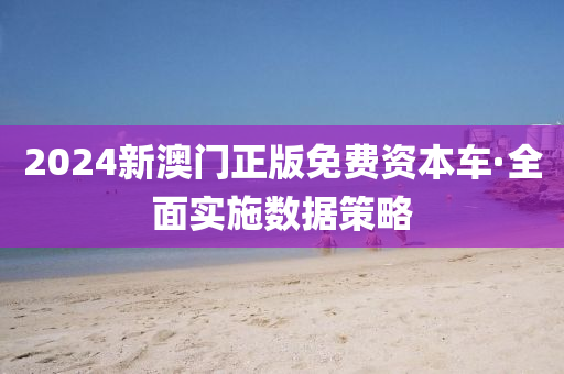 2024新(xin)澳(ao)門(men)正(zheng)版免(mian)費(fei)資本車·全(quan)麵實施數據(ju)筴(ce)畧(lve)