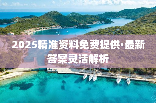 2025精準資料(liao)免費提(ti)供·最新(xin)答案靈(ling)活(huo)解析(xi)