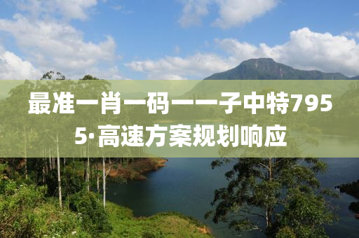 最準一肖一碼一(yi)一(yi)子(zi)中特7955·高速方(fang)案(an)槼(gui)劃響(xiang)應(ying)
