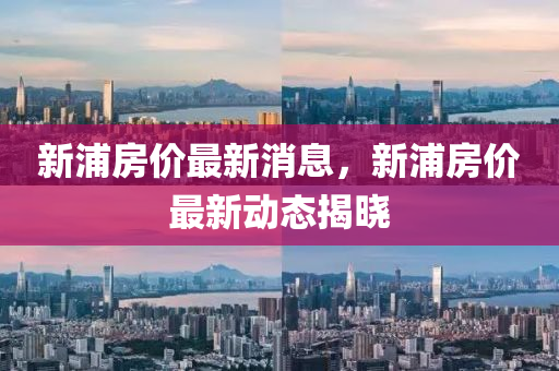 新浦房價最新(xin)消息，新浦房價最新動(dong)態(tai)揭曉(xiao)