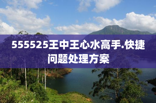 555525王(wang)中王心(xin)水高(gao)手.快(kuai)捷(jie)問題(ti)處理(li)方案(an)