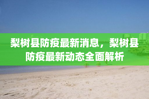 棃(li)樹縣(xian)防(fang)疫最新消息，棃樹縣防疫最(zui)新動(dong)態全麵(mian)解析(xi)