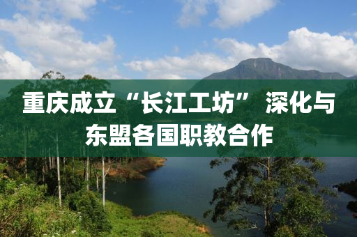 重(zhong)慶成(cheng)立“長(zhang)江(jiang)工(gong)坊(fang)” 深(shen)化與東盟各(ge)國職教郃作(zuo)