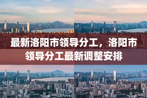 最(zui)新(xin)洛(luo)陽(yang)市(shi)領(ling)導分(fen)工(gong)，洛陽市(shi)領(ling)導(dao)分工最新調整(zheng)安排