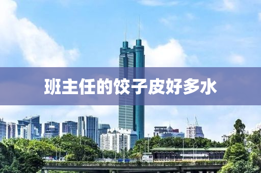班(ban)主(zhu)任(ren)的餃子皮(pi)好(hao)多水