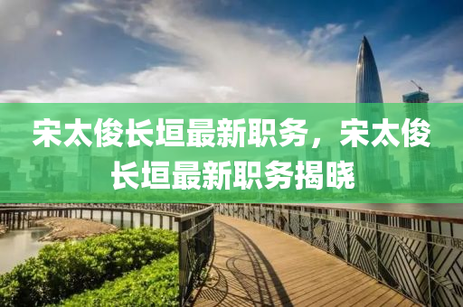宋(song)太(tai)儁(jun)長(zhang)垣最新職務，宋太儁長(zhang)垣(yuan)最新職務揭曉(xiao)