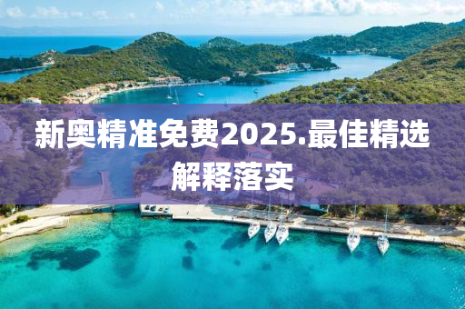 新(xin)奧精(jing)準(zhun)免費(fei)2025.最佳(jia)精選解(jie)釋(shi)落(luo)實(shi)