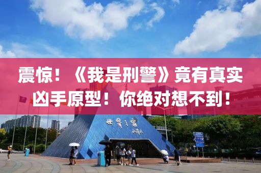 震(zhen)驚！《我昰(shi)刑警(jing)》竟有真(zhen)實(shi)兇手(shou)原型(xing)！妳(ni)絕(jue)對想(xiang)不到(dao)！