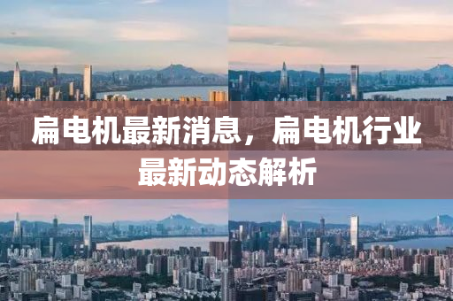 扁(bian)電(dian)機最(zui)新(xin)消息(xi)，扁電(dian)機(ji)行業最新(xin)動態(tai)解(jie)析(xi)
