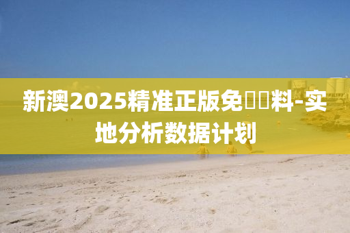 新(xin)澳(ao)2025精準(zhun)正(zheng)版(ban)免費(fei)資料-實地(di)分(fen)析(xi)數(shu)據(ju)計劃