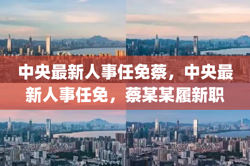 中央最新(xin)人(ren)事(shi)任免(mian)蔡，中(zhong)央最新人(ren)事任免(mian)，蔡(cai)某(mou)某履新職
