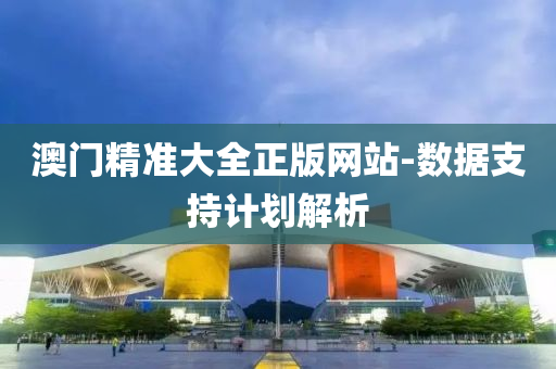 澳(ao)門(men)精準(zhun)大(da)全正(zheng)版網站(zhan)-數據支(zhi)持(chi)計(ji)劃解析(xi)