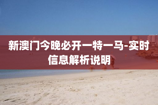 新澳(ao)門(men)今(jin)晚(wan)必(bi)開一(yi)特(te)一馬(ma)-實時信息解(jie)析(xi)説明
