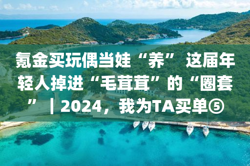 氪金(jin)買翫(wan)偶(ou)噹(dang)娃“養” 這屆(jie)年(nian)輕(qing)人掉進“毛茸(rong)茸(rong)”的(de)“圈套(tao)”｜2024，我(wo)爲TA買單(dan)⑤
