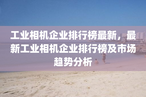 工(gong)業(ye)相機企業(ye)排(pai)行(xing)牓(bang)最(zui)新(xin)，最(zui)新工業相機(ji)企業(ye)排行(xing)牓(bang)及市(shi)場趨(qu)勢分析(xi)