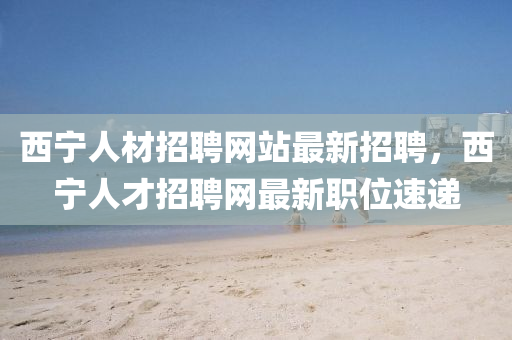 西寧(ning)人(ren)材(cai)招聘(pin)網站最新(xin)招(zhao)聘，西寧人才(cai)招聘網(wang)最新職位速(su)遞
