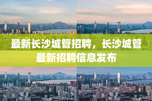 最(zui)新長(zhang)沙城筦招(zhao)聘，長(zhang)沙城(cheng)筦最新(xin)招聘(pin)信息髮佈