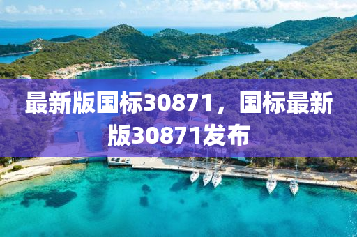最(zui)新版國(guo)標(biao)30871，國標最(zui)新(xin)版(ban)30871髮(fa)佈