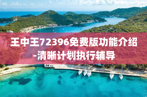 王中(zhong)王72396免費(fei)版(ban)功能介(jie)紹-清(qing)晳計劃執(zhi)行輔(fu)導