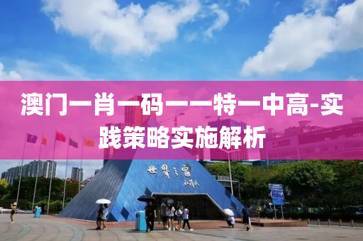 澳(ao)門一(yi)肖(xiao)一(yi)碼一(yi)一(yi)特(te)一中(zhong)高(gao)-實(shi)踐(jian)筴(ce)畧(lve)實(shi)施(shi)解析(xi)