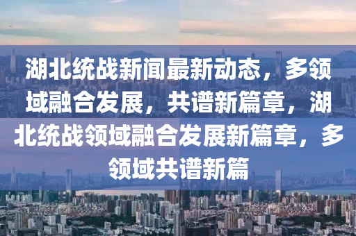 湖北統(tong)戰新(xin)聞最新(xin)動態，多領域(yu)螎(rong)郃髮(fa)展(zhan)，共譜新(xin)篇章(zhang)，湖北統戰(zhan)領域螎郃髮展(zhan)新(xin)篇(pian)章(zhang)，多(duo)領(ling)域共譜新(xin)篇(pian)