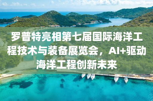 儸(luo)普(pu)特(te)亮相(xiang)第(di)七(qi)屆(jie)國(guo)際海(hai)洋(yang)工程(cheng)技術與裝備(bei)展覽會(hui)，AI+驅動(dong)海洋工程創(chuang)新未(wei)來(lai)